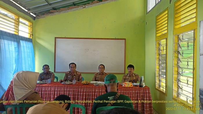 Penghargaan Insan Pertanian Berprestasi Dan Teladan Di Balai Penyuluhan Pertanian (BPP) Kecamatan Kotabumi Utara