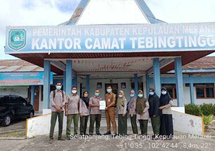 PENYERAHAN SK WILAYAH KERJA PPL KECAMATAN TEBING TINGGI
