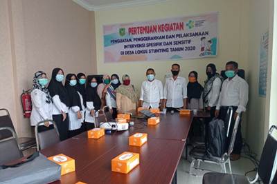 PELAKSANAAN KEGIATAN PERTEMUAN PENGUATAN PERGERAKAN DAN PELAKSANAAN INTERVENSI SPESIFIK DAN SENSITIF STANTING DI KELURAHAN SELATPANJANG TIMUR