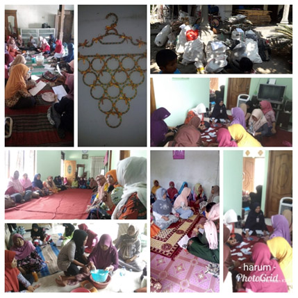 Memotivasi Pertemuan Kelompok Wanita Tani (KWT) Dengan Bank Sampah
