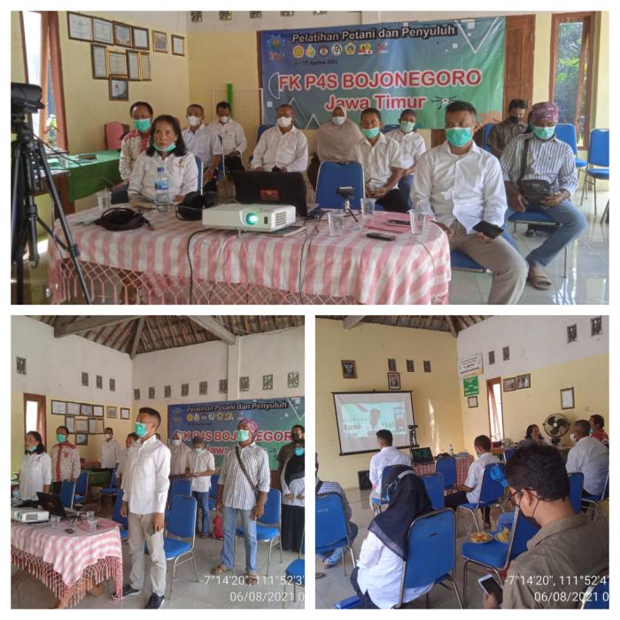Duta Petani Melenial (dpm) Dan Duta Petani Andalan (dpa)bersama Fk P4s Bojonegoro Ikuti Pembukaan Pelatihan Dan Pengukuhan 2000 Dpm/dpa Se Indonesia Secara Virtual