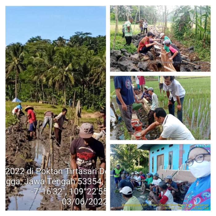 Pembangunan RJIT di 3 Poktan BPP Kecamatan Karanganyar Serentak di bulan Juni 2022