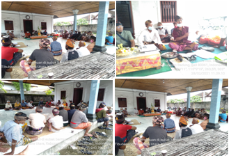 Rapat Tutup Tahun 2020  Subak Bantan 