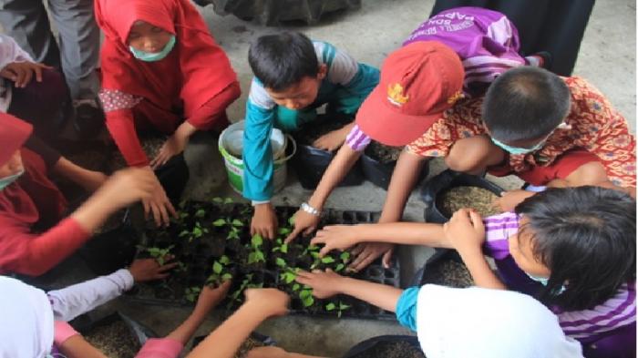 Edukasi Pertanian Terhadap Anak Sekolah Dasar Kota Parepare Tahun 2020