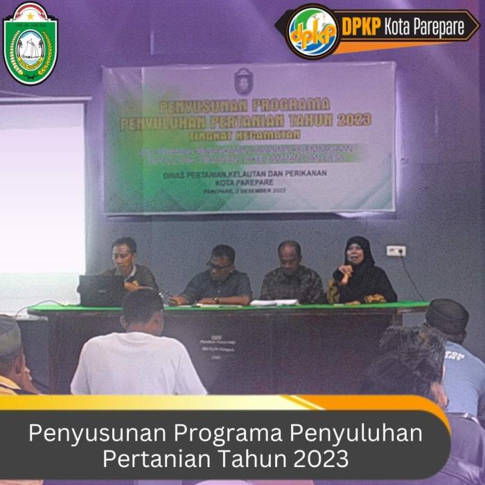Penyusunan Programa Penyuluhan Pertanian Tahun 2023 Tingkat Kecamatan