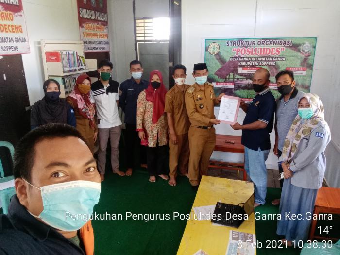 PENGUKUHAN PENGURUS POSLUHDES GANRA KEC.GANRA KAB.SOPPENG