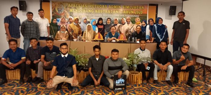 Apresiasi Petugas Admin Simluhtan Dalam Mendukung Konstratani Tahun 2020