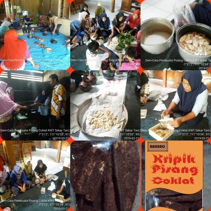 PEMBUATAN KERIPIK PISANG COKLAT DI KELOMPOK WANITA TANI (KWT) SEKAR TANI DESA SEKARJATI KECAMATAN KARANGANYAR PROVINSI JAWA TIMUR