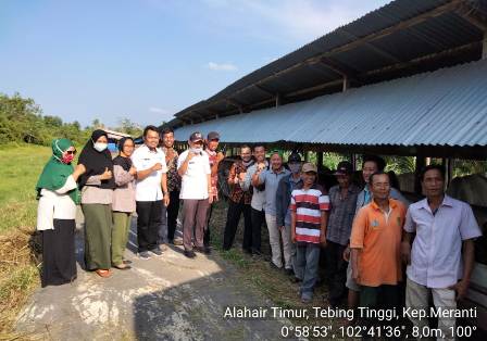 KEGIATAN VALIDASI BANTUAN TERNAK SAPI DI KELOMPOK BERKAH DESA ALAH AIR TIMUR
