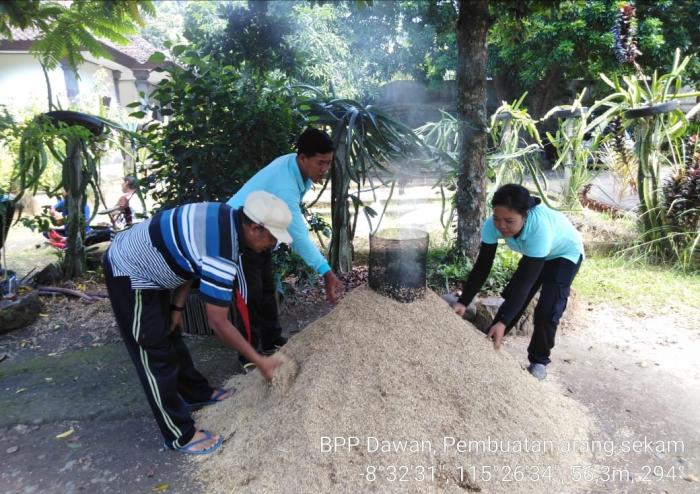 Cara Pembuatan Arang Sekam