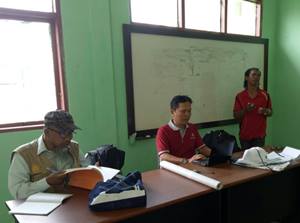 Sosialisasi mingguan sekaligus simulasi tehnik penyulahan di bpp loka kecamatan uluere kabupaten  Bantaeng