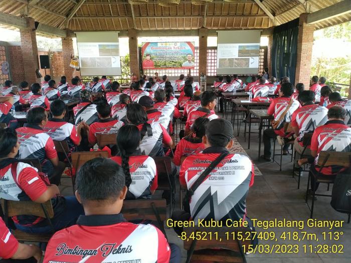 MENUJU KEDAULATAN PANGAN, PENYULUH PERTANIAN KABUPATEN GIANYAR IKUTI BIMTEK