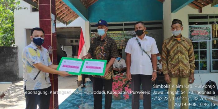 PENYERAHAN KLAIM AUTP DI KELOMPOK TANI SIDO MAJU DESA KARANGSARI KECAMATAN PURWODADI KABUPATEN PURWOREJO