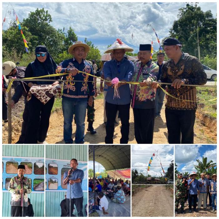 Bupati Bulungan Resmikan Jalan Usaha Tani