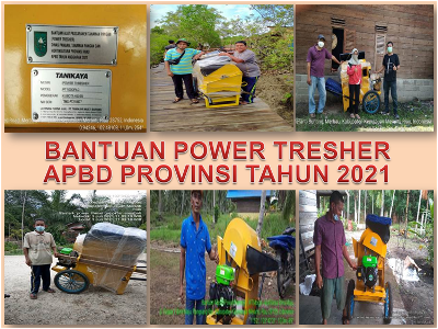 Bantuan Power Threser APBD Provinsi Tahun 2021