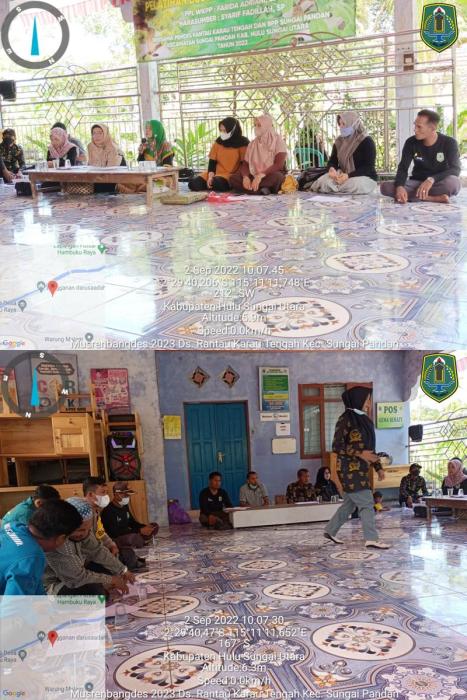 Kegiatan Musrenbangdes Desa Rantau Karau Tengah Kec. Sungai Pandan Kab. Hulu Sungai Utara