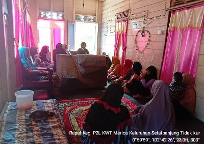 Rapat Koordinasi Kelompok Tani KWT Merica Kelurahan Selatpanjang Timur