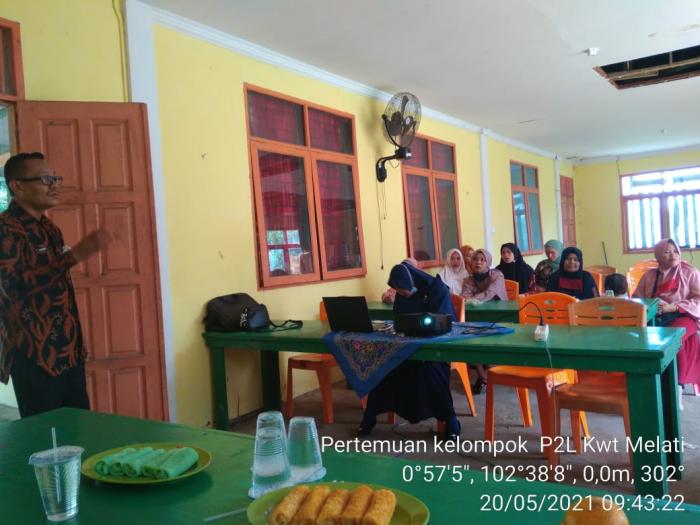 Sosialisasi Kegiatan P2l Kwt Melati Desa Maini Darul Aman