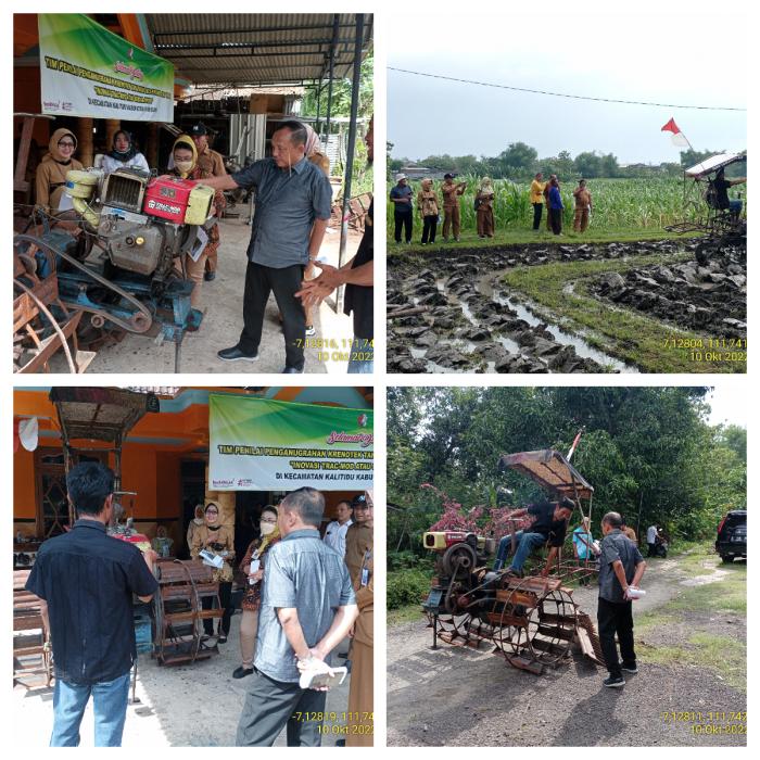 Penilaian Seleksi Tahap Iv (verifikasi Dan Observasi Lapangan)  Lomba Krenotek Tani Tingkat Provinsi Jatim Tahun 2022