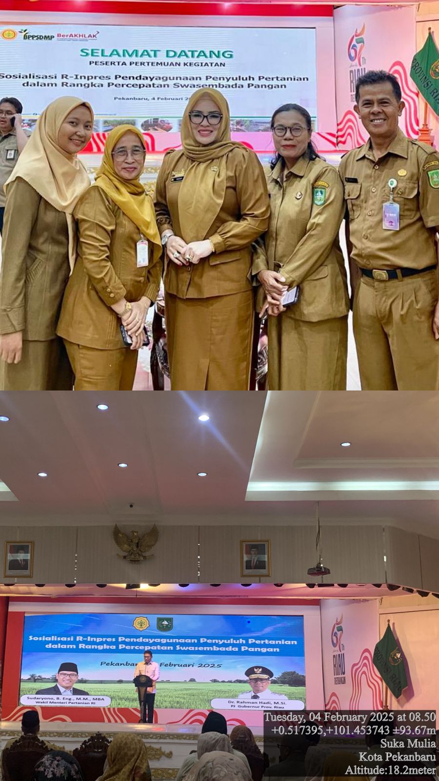 SOSIALISASI R-INPRES PENDAYAGUNAAN PENYULUH PERTANIAN DI RIAU